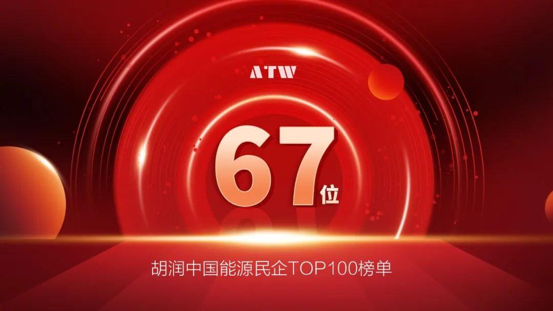 凯发网站官方网址荣登2023年胡润中国能源民企TOP100榜单 